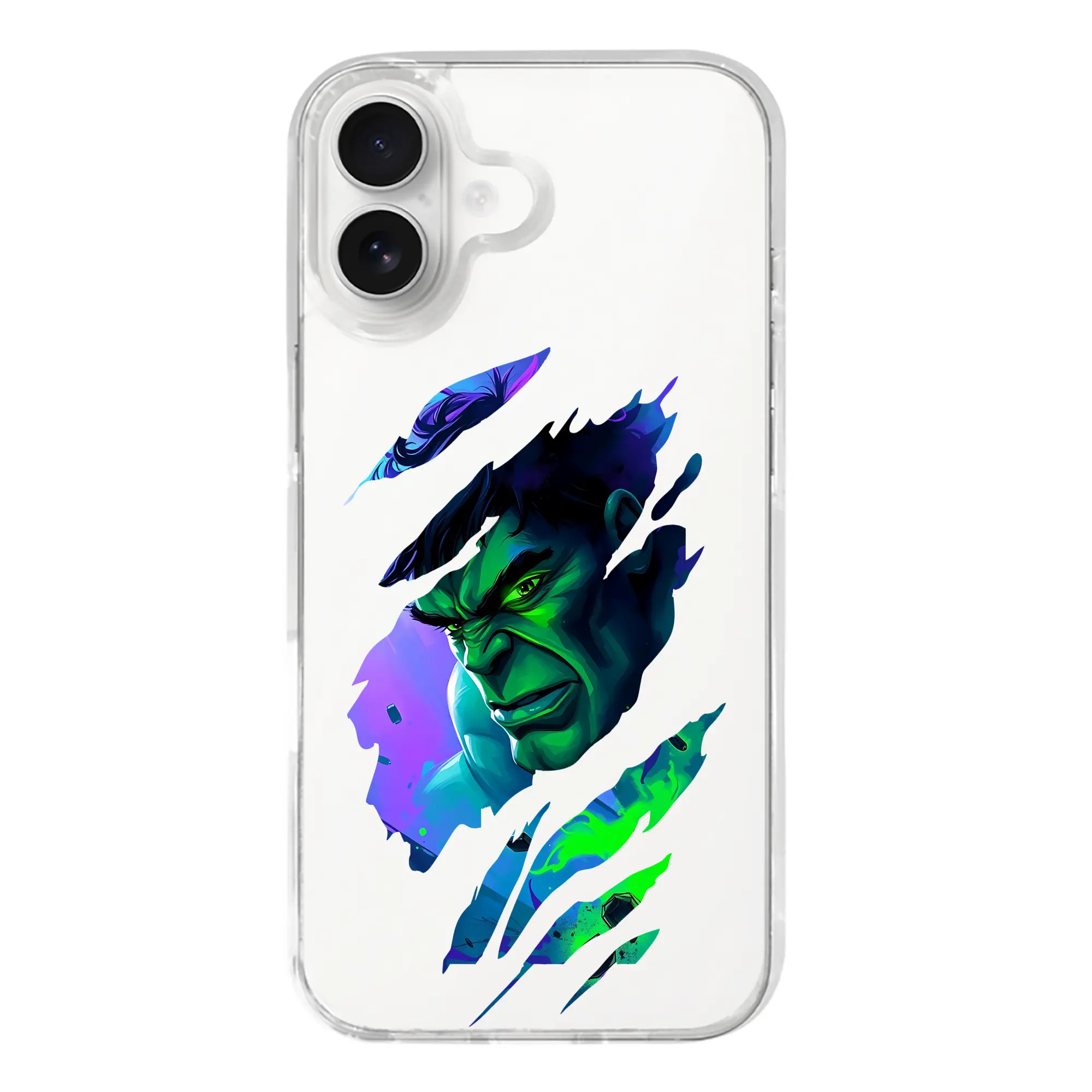 アベンジャーズ (Avenjāzu) グッズ ハルク（Hulk） - iPhone 17シリーズ 透明スマホケース – 薄型・耐衝撃・精密フィット保護カバー
